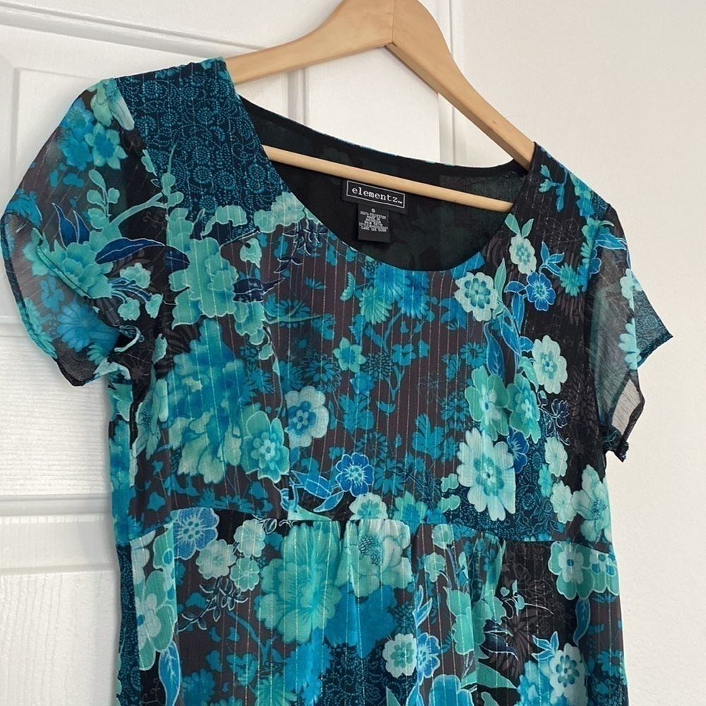 NWT Elementz Y2k empire waist maxi dress. - Picture 12 of 16